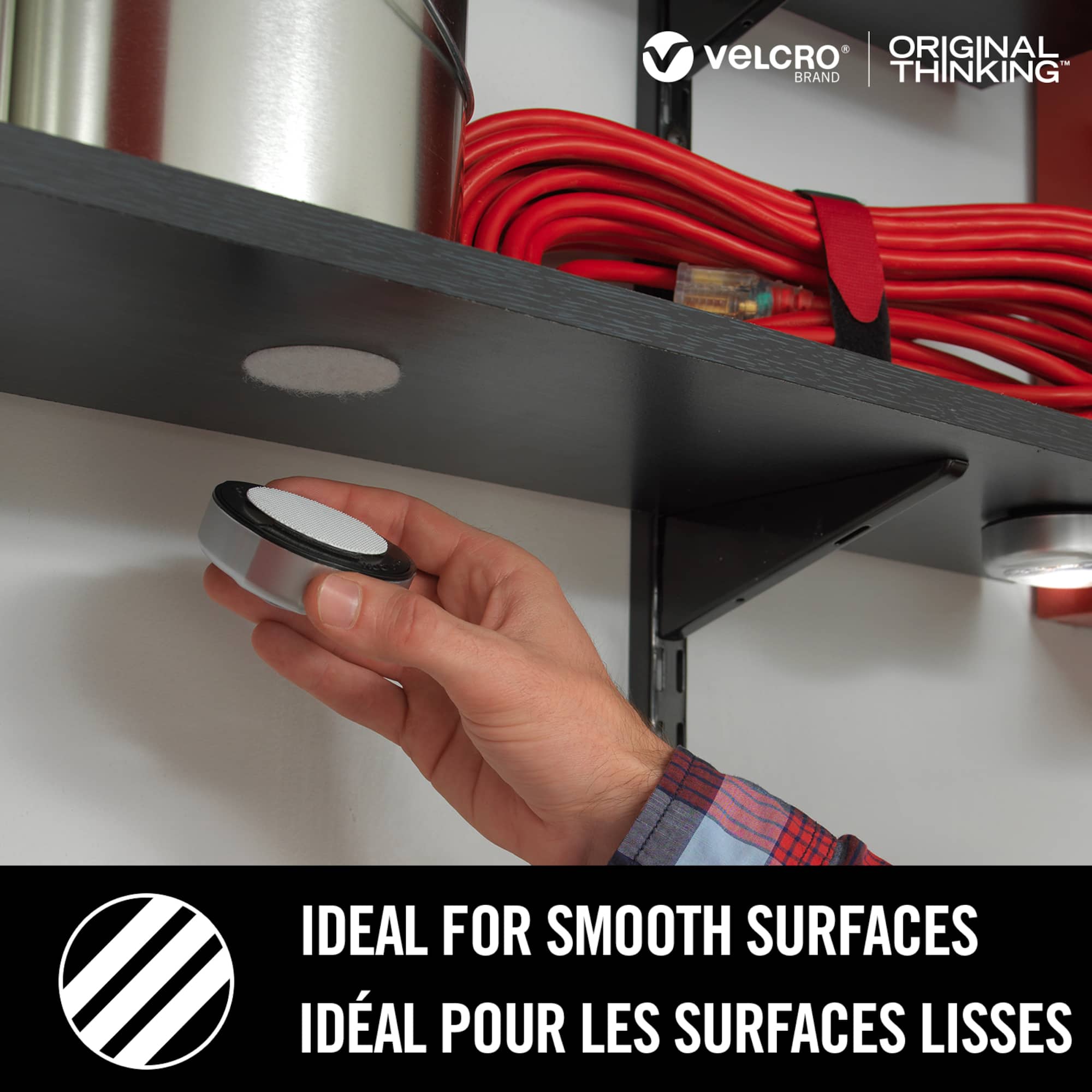 VELCRO® Brand Industrial Strength White Adhesive Roll